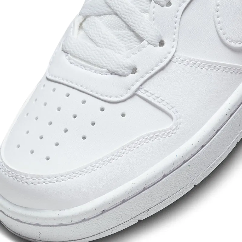 Kid's Grade School Court Borough Low Recraft White/White/White