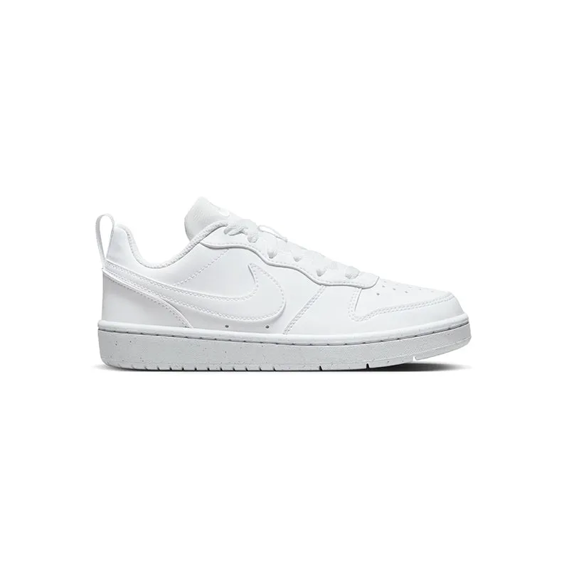 Kid's Grade School Court Borough Low Recraft White/White/White