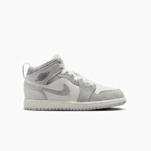 Kid's Jordan 1 Mid SE "Neutral Grey" Pre School