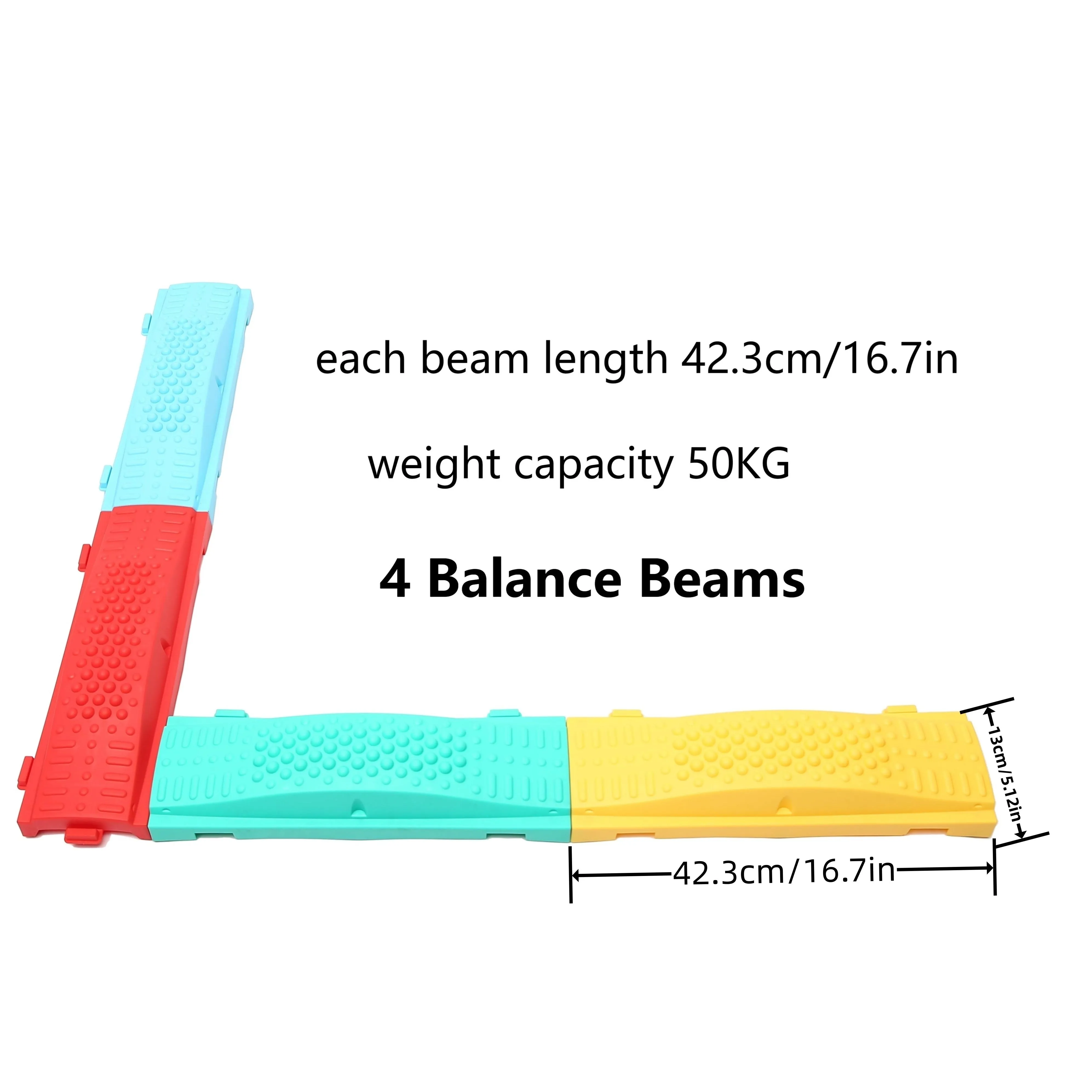 Kids Plastic Balance Beams Outdoor Fun for Holidays and Events