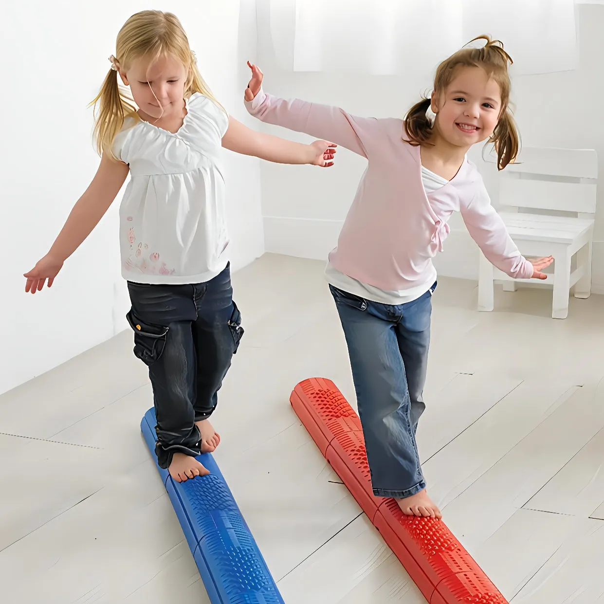 Kids Plastic Balance Beams Outdoor Fun for Holidays and Events