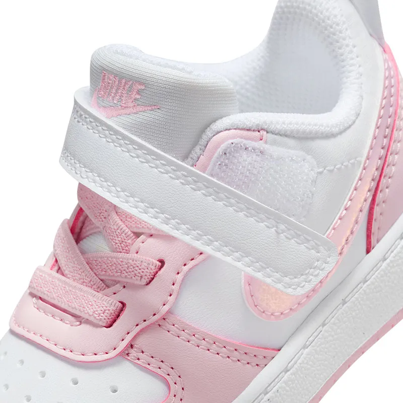 Kid's Toddler Court Borough Low Recraft White/Pink Foam