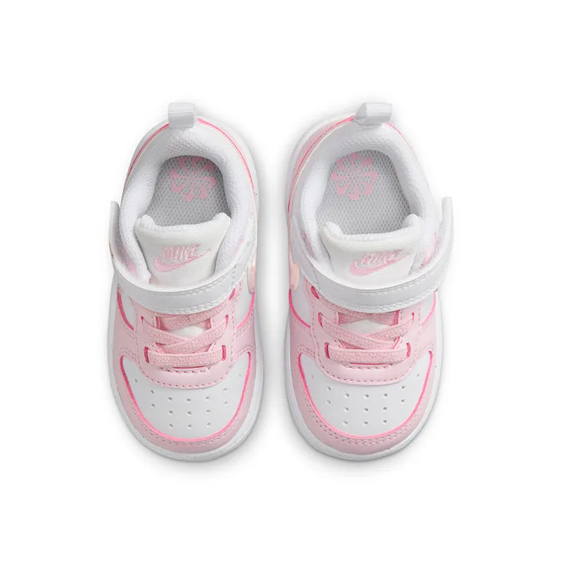 Kid's Toddler Court Borough Low Recraft White/Pink Foam