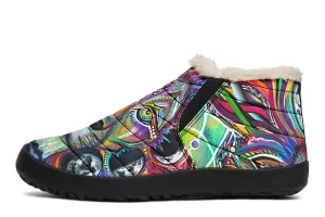 Lunar Lion Winter Slippers