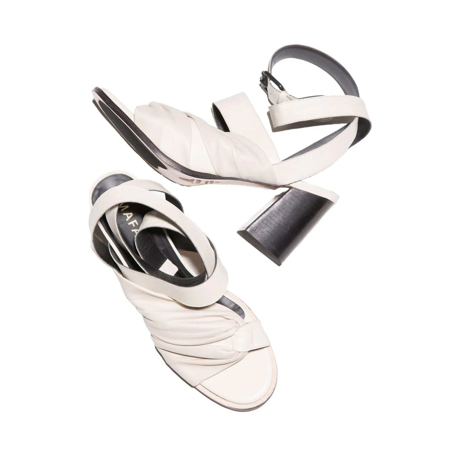 Malala Off-White Heel Sandals