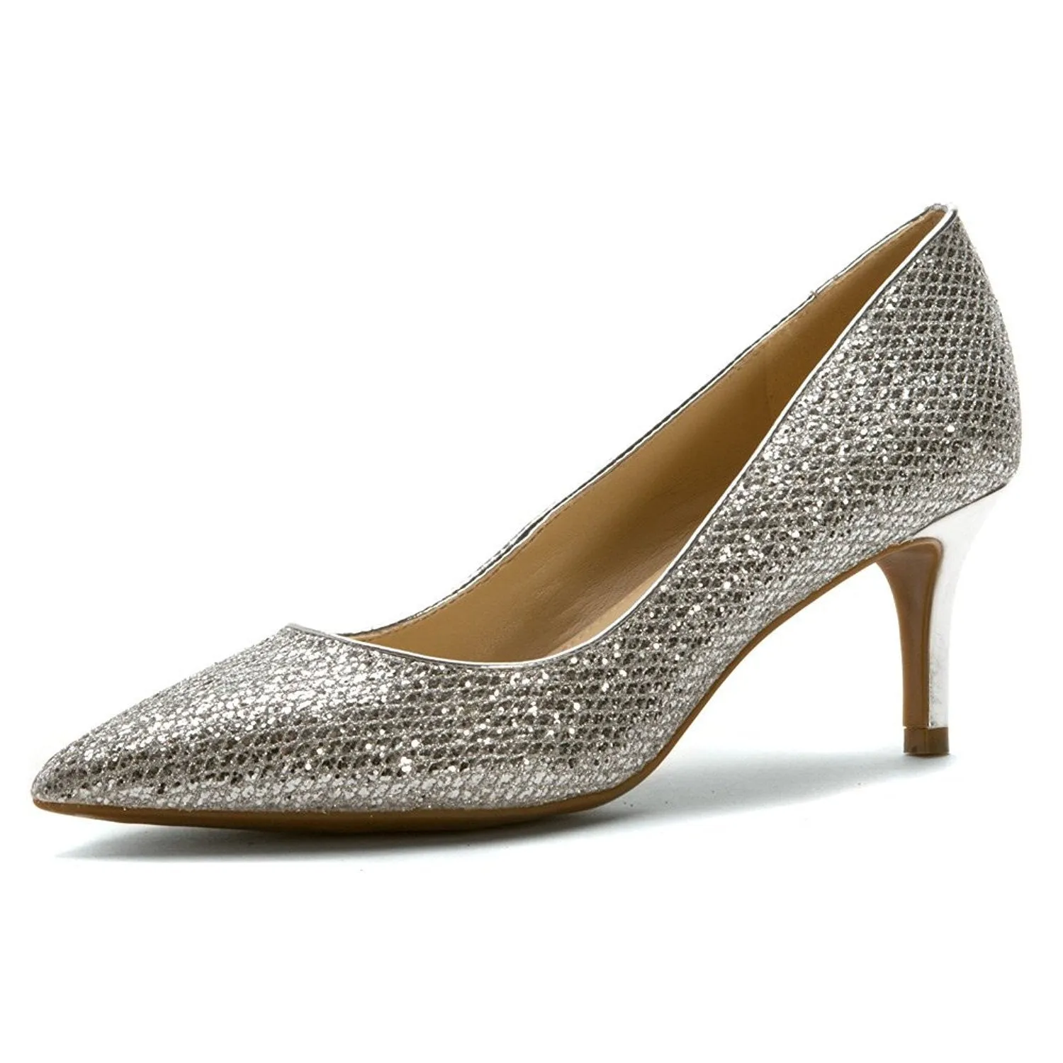 Marc Fisher Milee2 Dress Pump, Silver (Women)