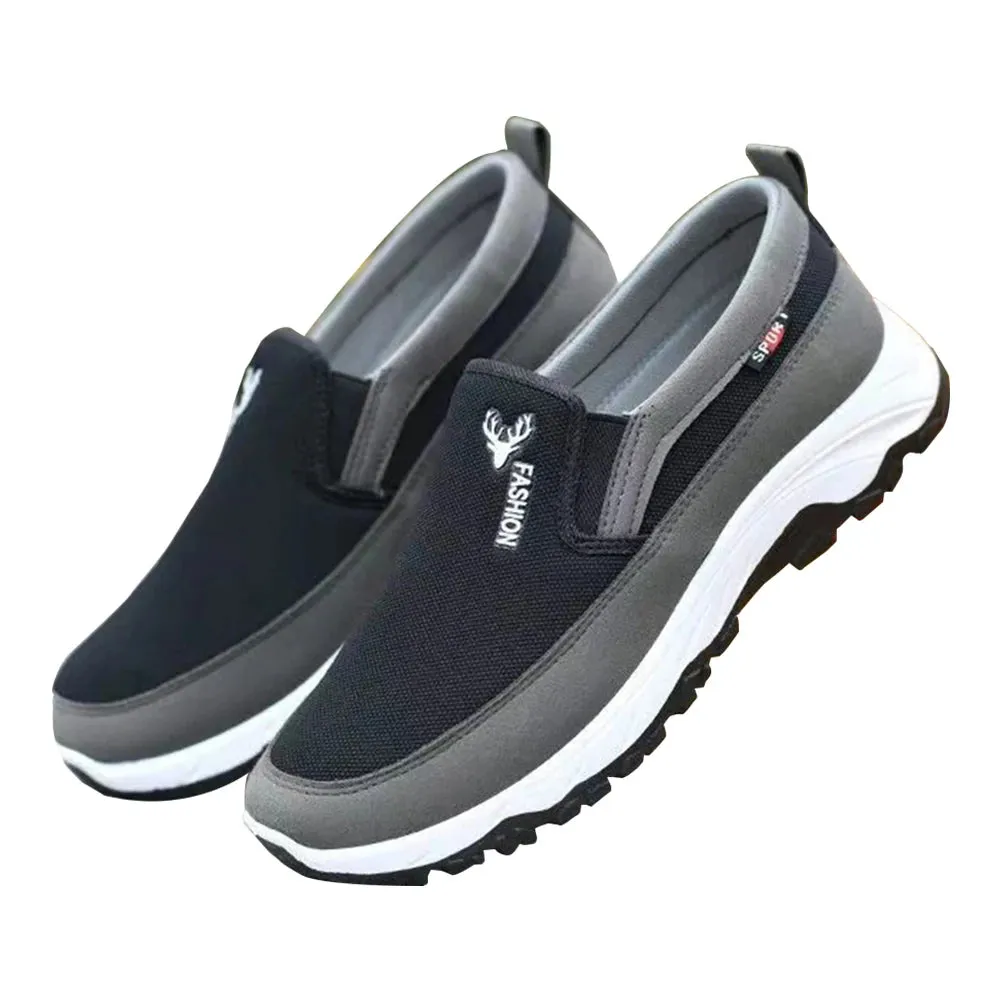 Men Penny Boat Shoes Sports Shoes Breathable Running Hiking Sneakers Slip On Non-Slip for Outdoor Activity Hiking Walking