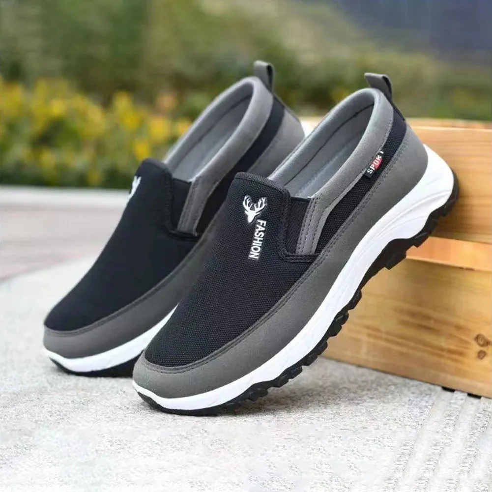 Men Penny Boat Shoes Sports Shoes Breathable Running Hiking Sneakers Slip On Non-Slip for Outdoor Activity Hiking Walking