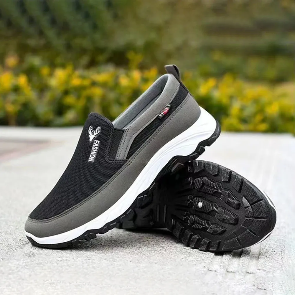 Men Penny Boat Shoes Sports Shoes Breathable Running Hiking Sneakers Slip On Non-Slip for Outdoor Activity Hiking Walking