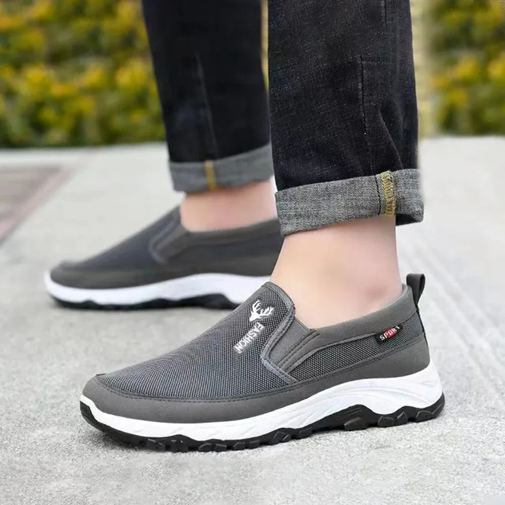 Men Penny Boat Shoes Sports Shoes Breathable Running Hiking Sneakers Slip On Non-Slip for Outdoor Activity Hiking Walking