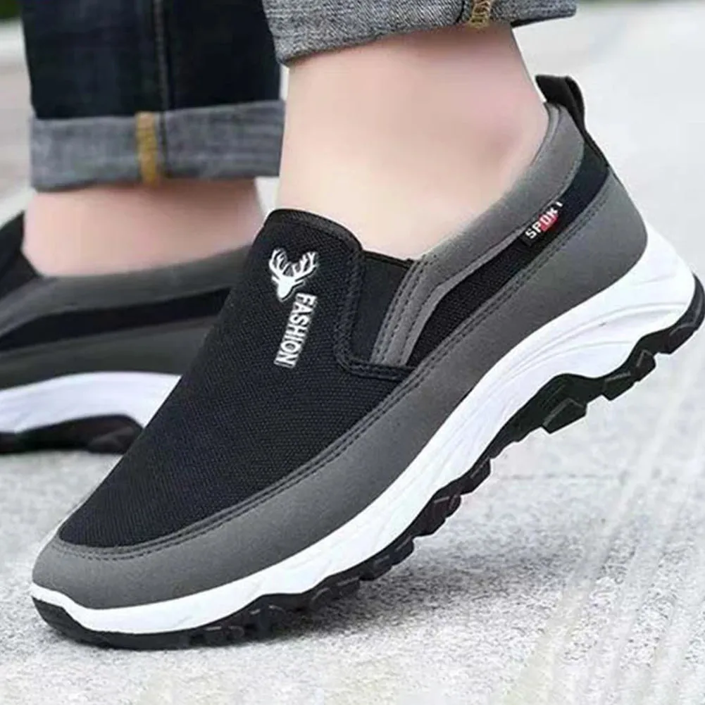 Men Penny Boat Shoes Sports Shoes Breathable Running Hiking Sneakers Slip On Non-Slip for Outdoor Activity Hiking Walking