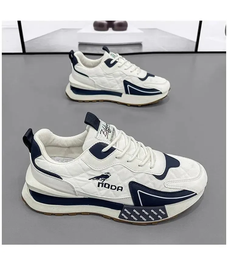 MEN'S BREATHABLE LACE-UP SNEAKERS