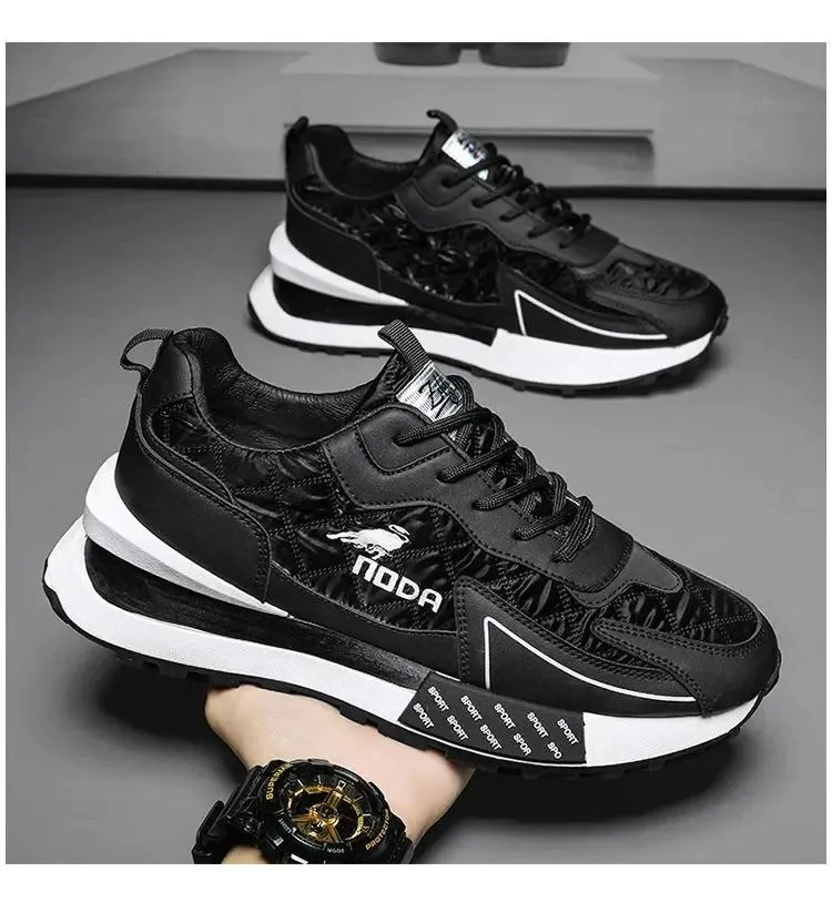 MEN'S BREATHABLE LACE-UP SNEAKERS