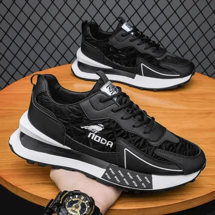 MEN'S BREATHABLE LACE-UP SNEAKERS