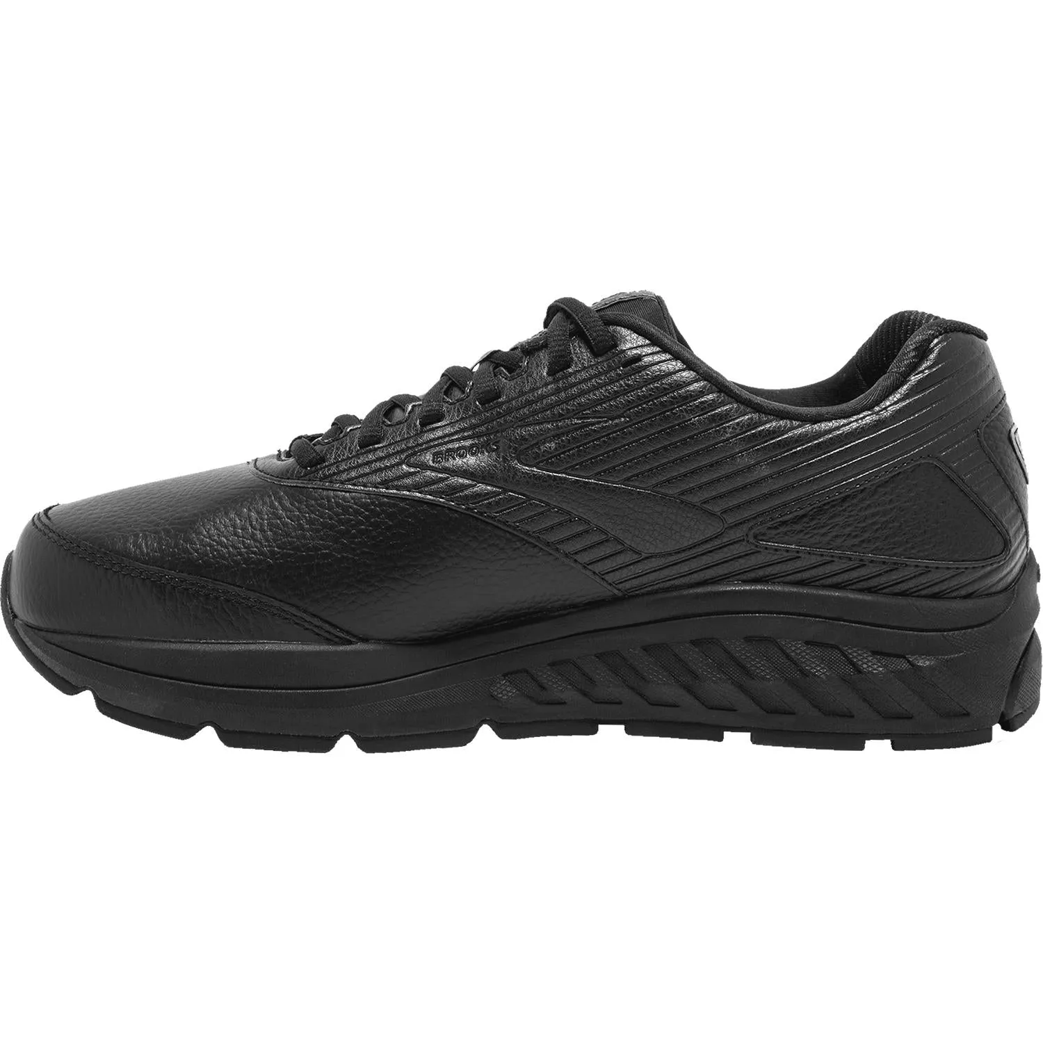 Men's Brooks Addiction Walker 2 Black/Black Leather