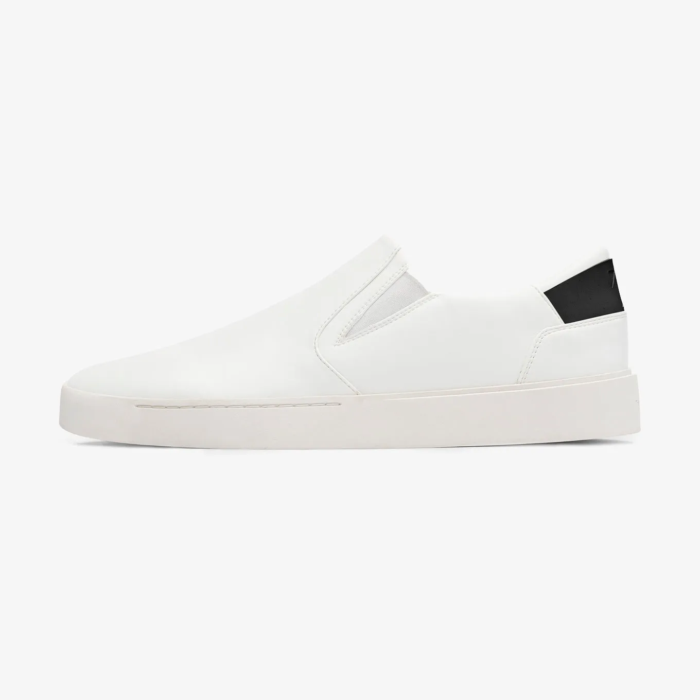 Men's Slip On | White-Black