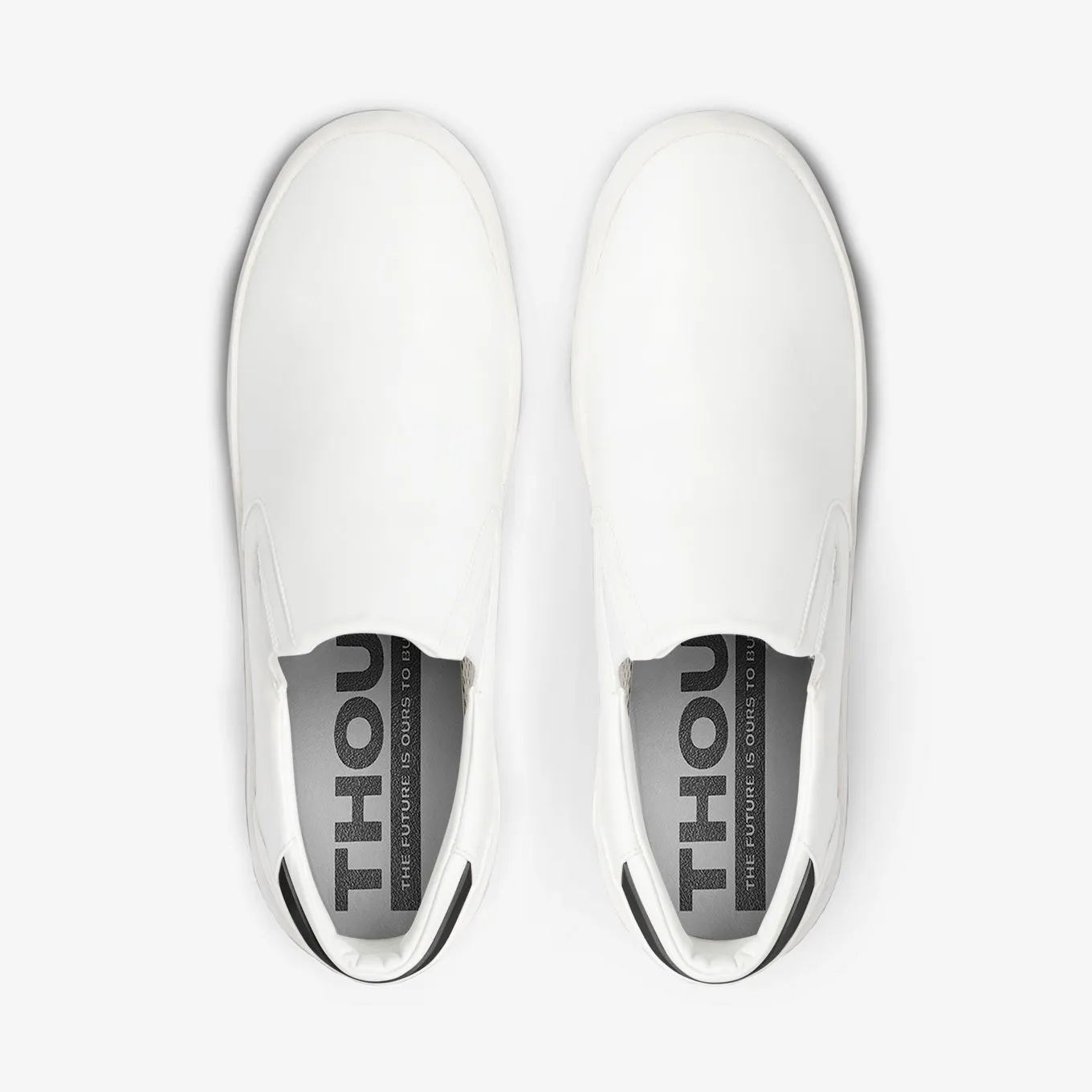 Men's Slip On | White-Black