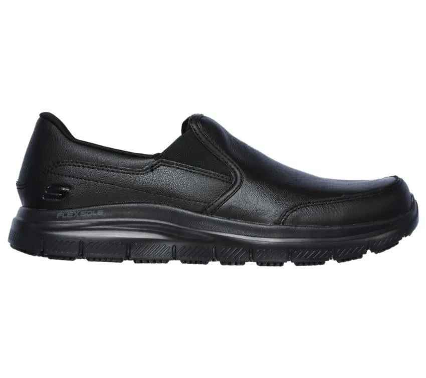 Men's Wide Fit Skechers Work 77071 Bronwood Walking Shoes