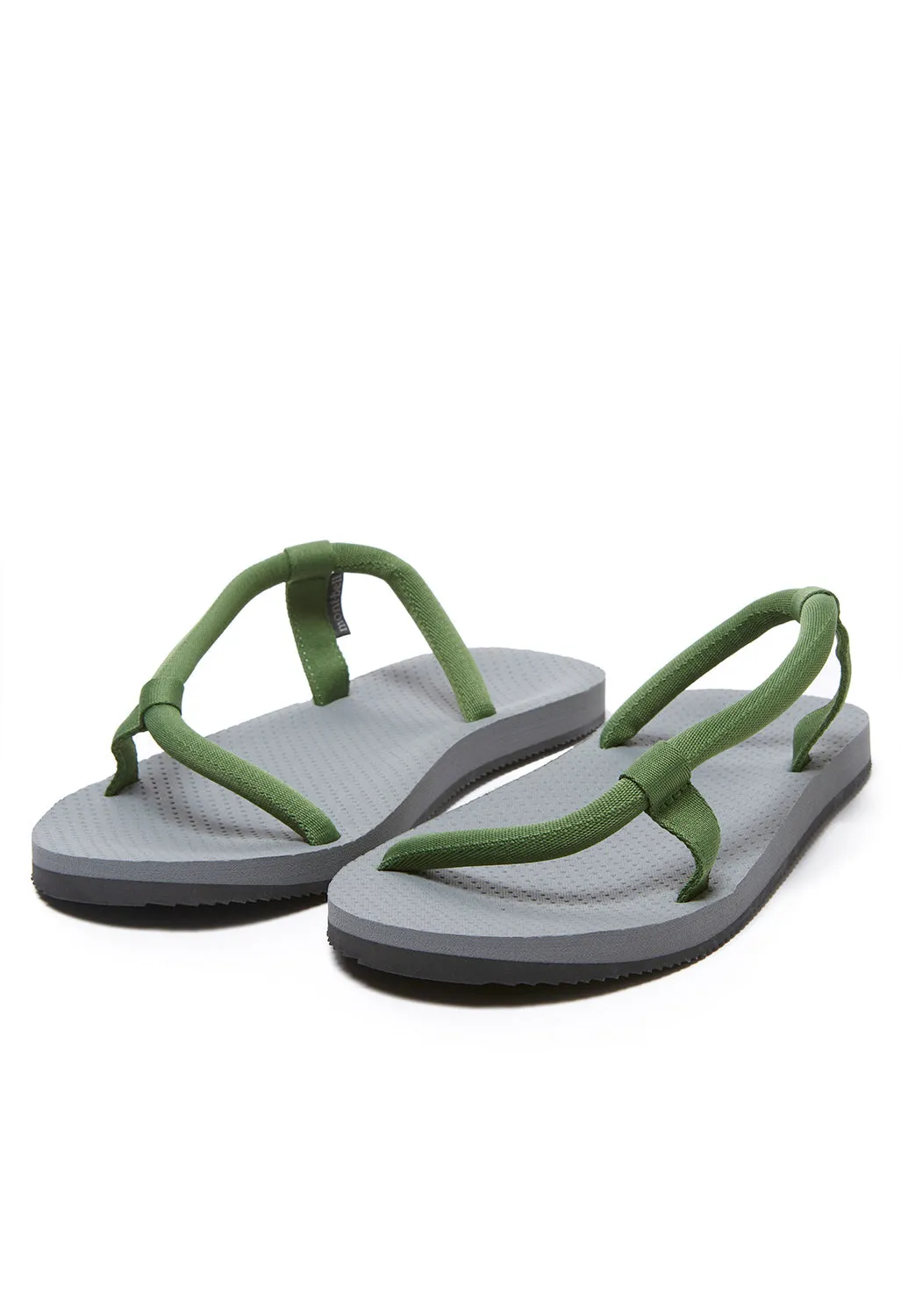 Montbell Sock-On Sandals - Grey/Leaf Green