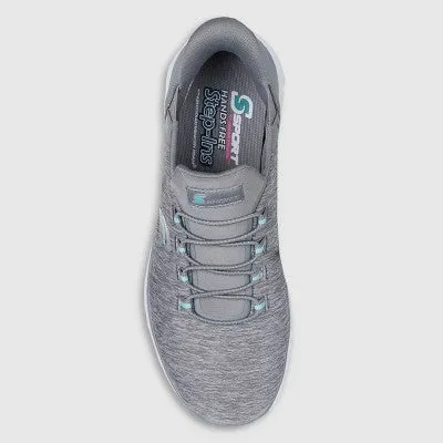 New - S Sport By Skechers Women's Syrka Step-Ins Sneakers - Gray 6.5