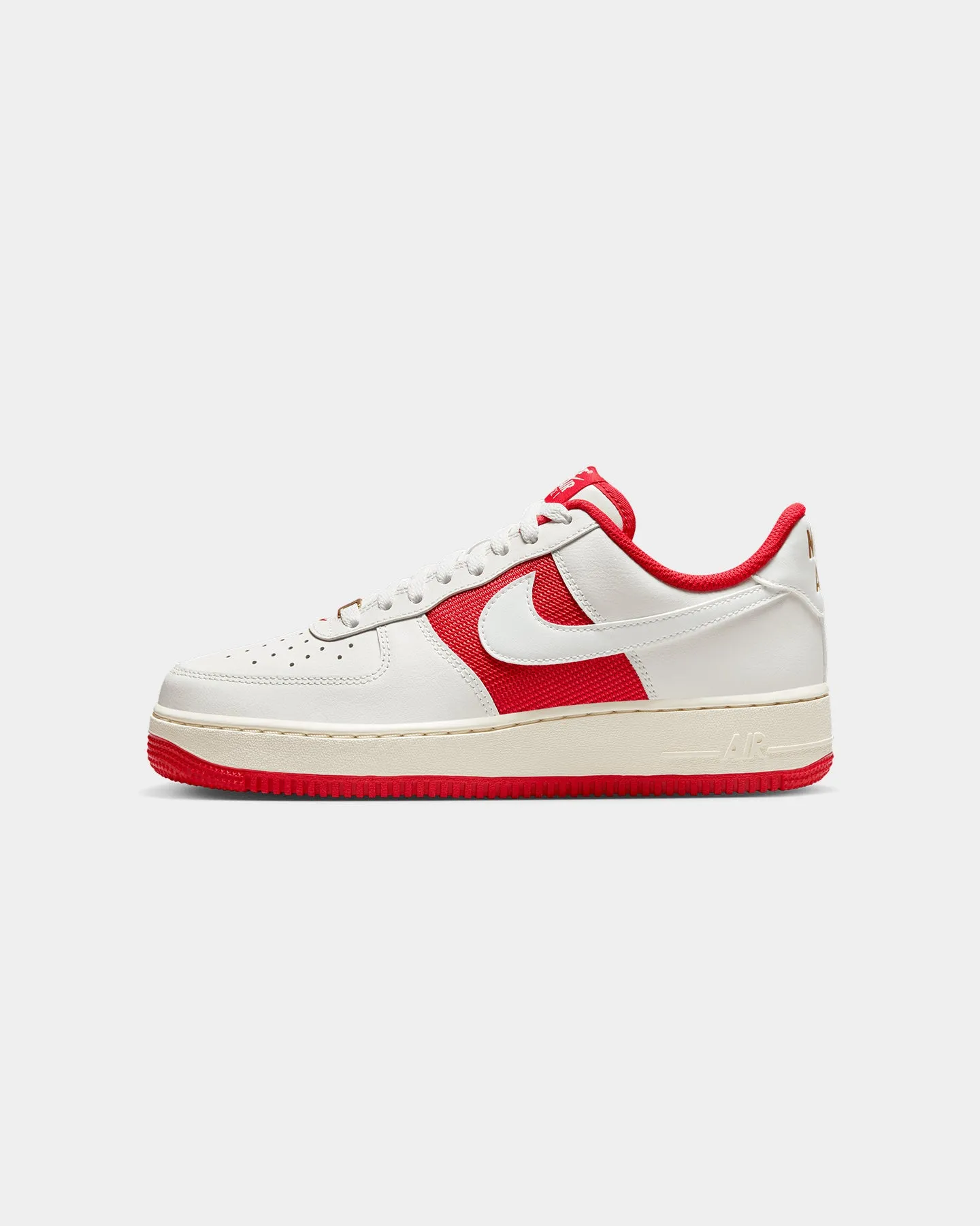 Nike Air Force 1 '07 "Athletic Department" Sail/University Red