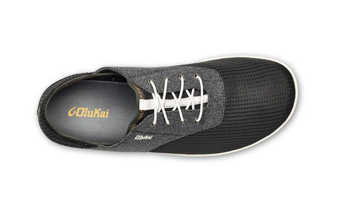 Olukai Men's Nohea Moku Shoe Dark Shadow