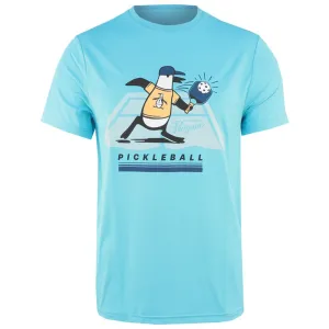 Penguin Men's Pickleball Graphic Tee - Aquarius