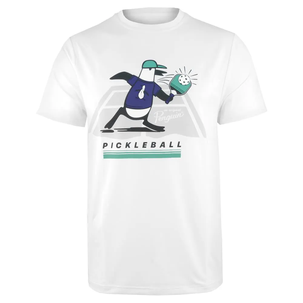 Penguin Men's Pickleball Graphic Tee - Bright White