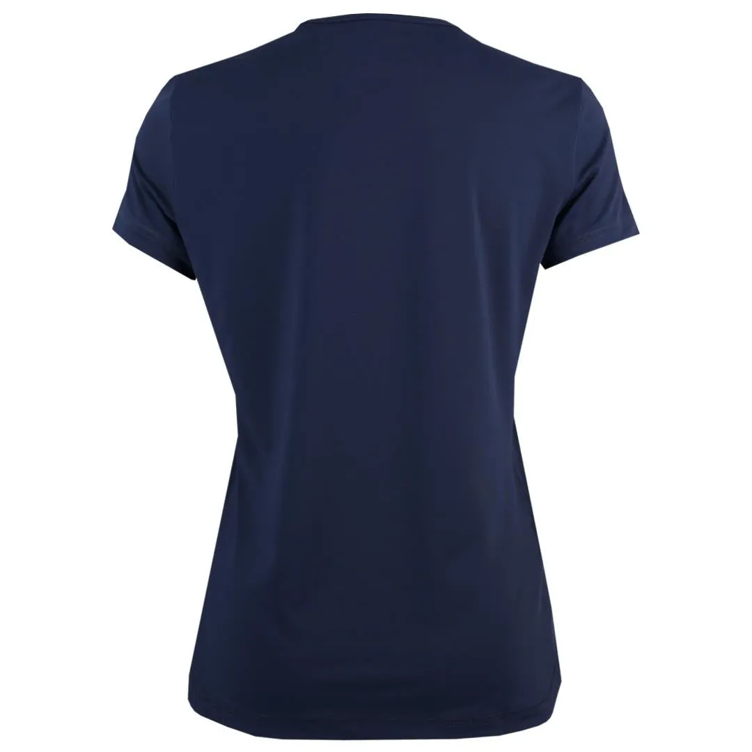 Penguin Women's Tee Essential Side Mesh - Black Iris