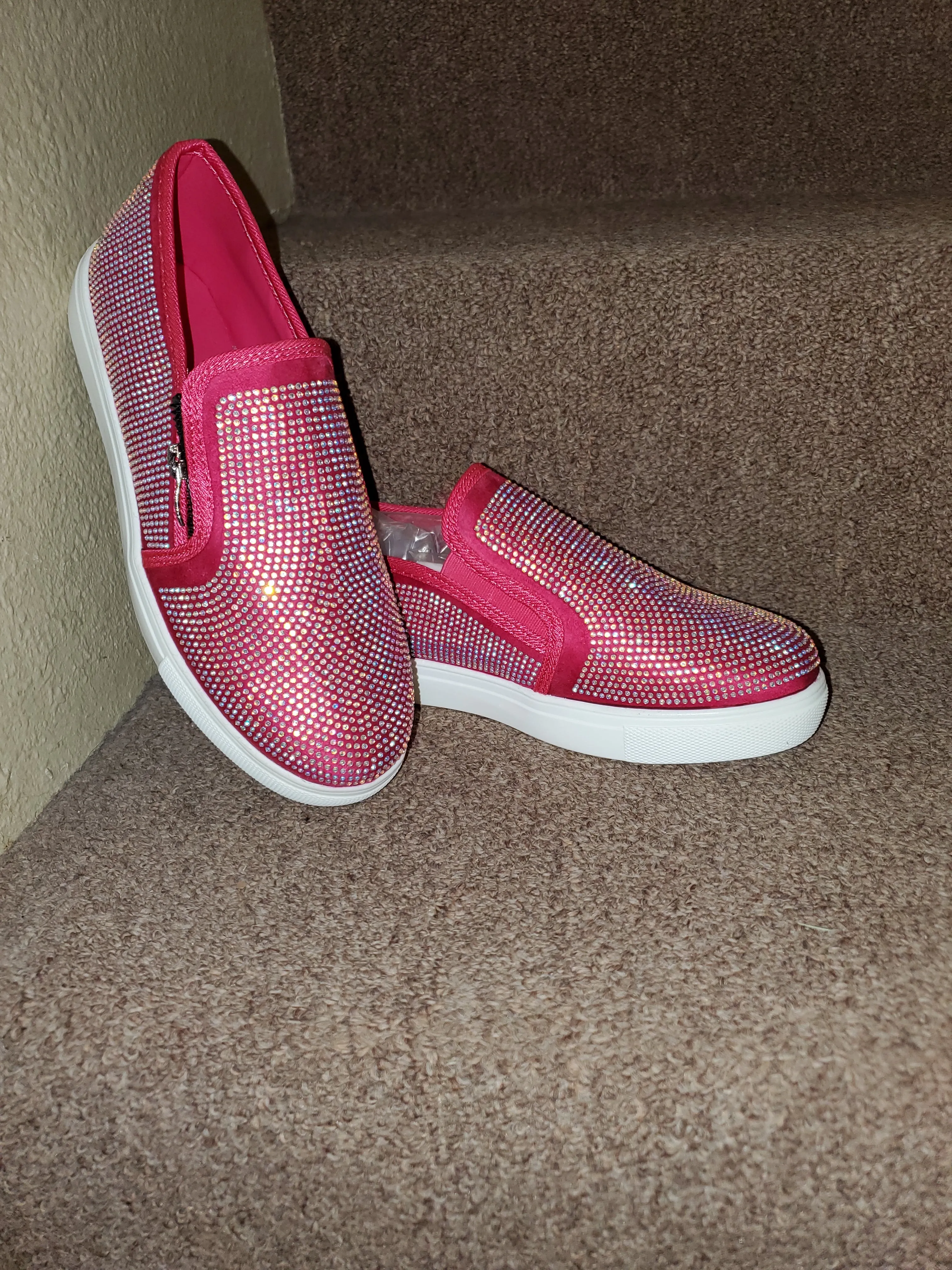 Pink Rhinestone Shoes