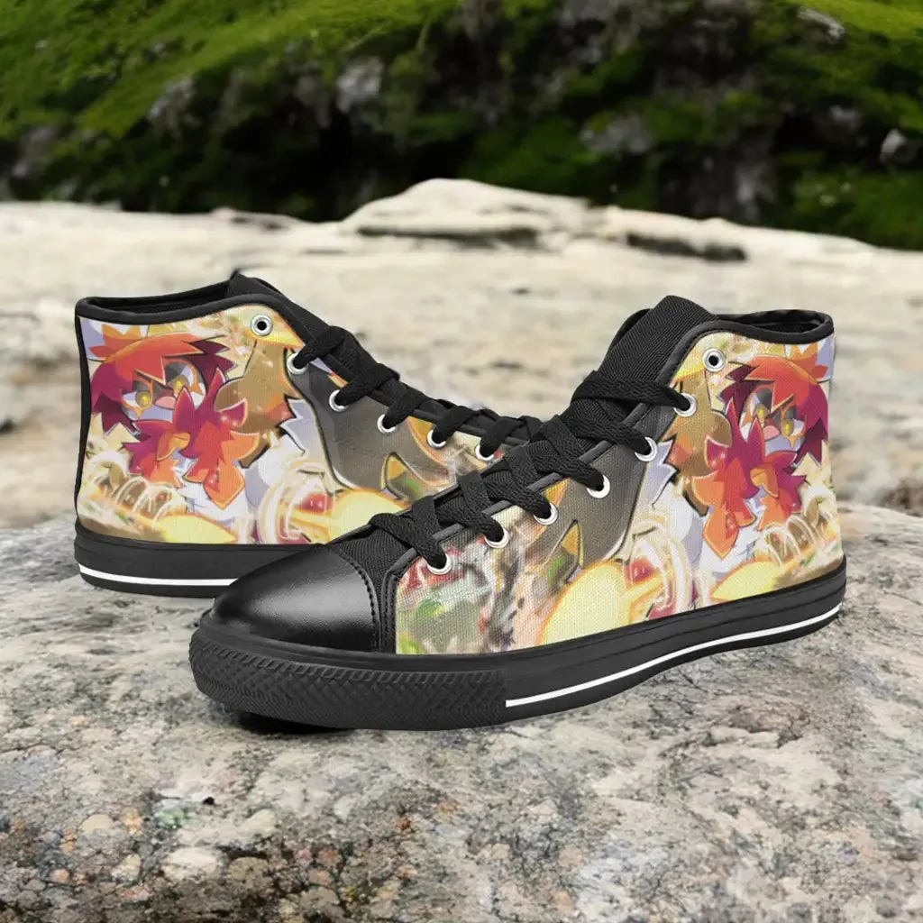 Pokemon Decidueye Triple Arrow Shoes High Top Sneakers for Kids and Adults