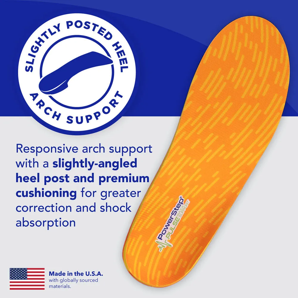 PowerStep PULSE Maxx | Over-Pronation Corrective Orthotic Running Shoe Insert