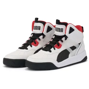 PUMA Backcourt Sneakers-White/Black/Red