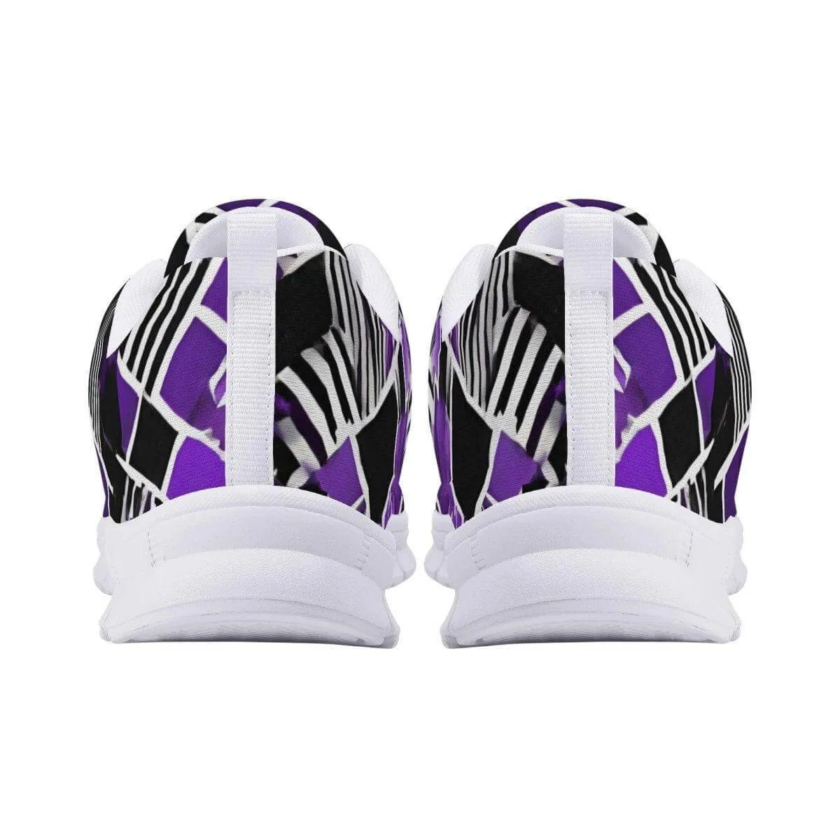 Purple and Black Men's Running Shoes