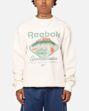 Reebok CL Court Sport Crewneck Vintage White