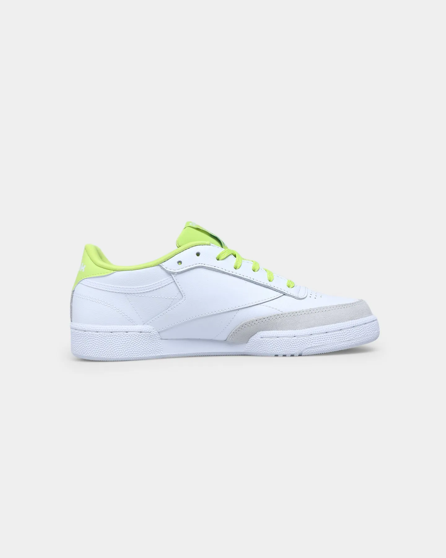 Reebok Women's Club C 85 C Cloud White/Acid Yellow