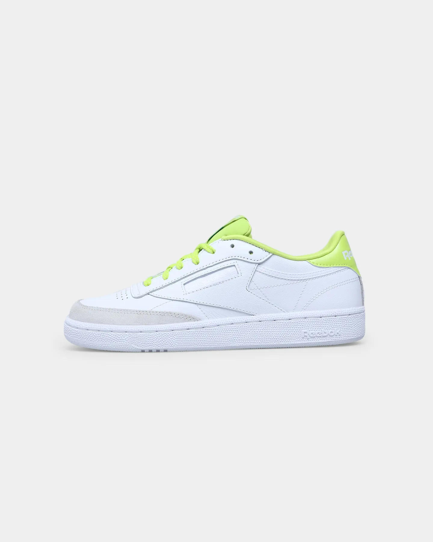 Reebok Women's Club C 85 C Cloud White/Acid Yellow