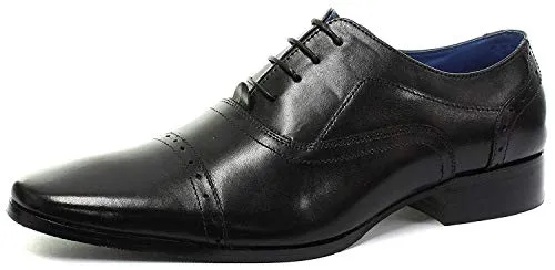 Roamers 5 Eyelet Black Men's Oxford Shoes Size 13