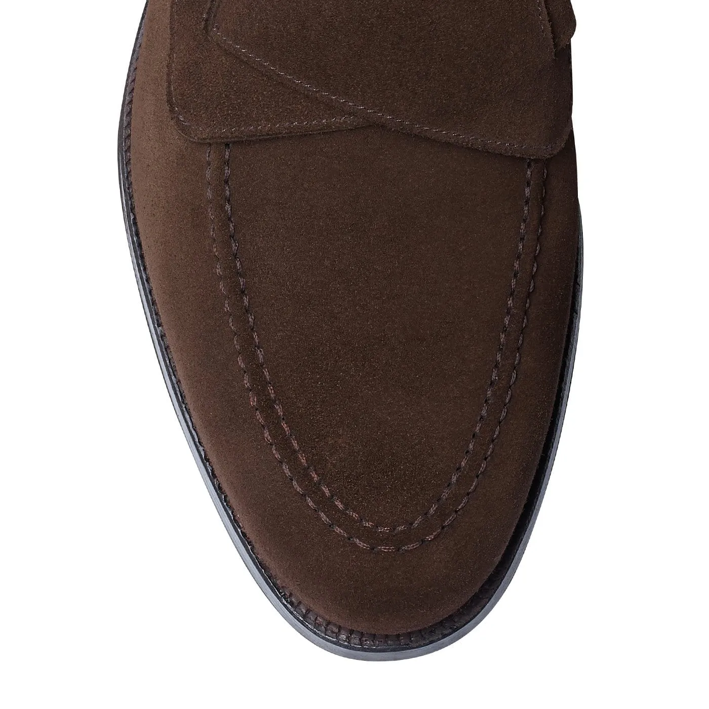 Selby Dark Brown Calf Suede