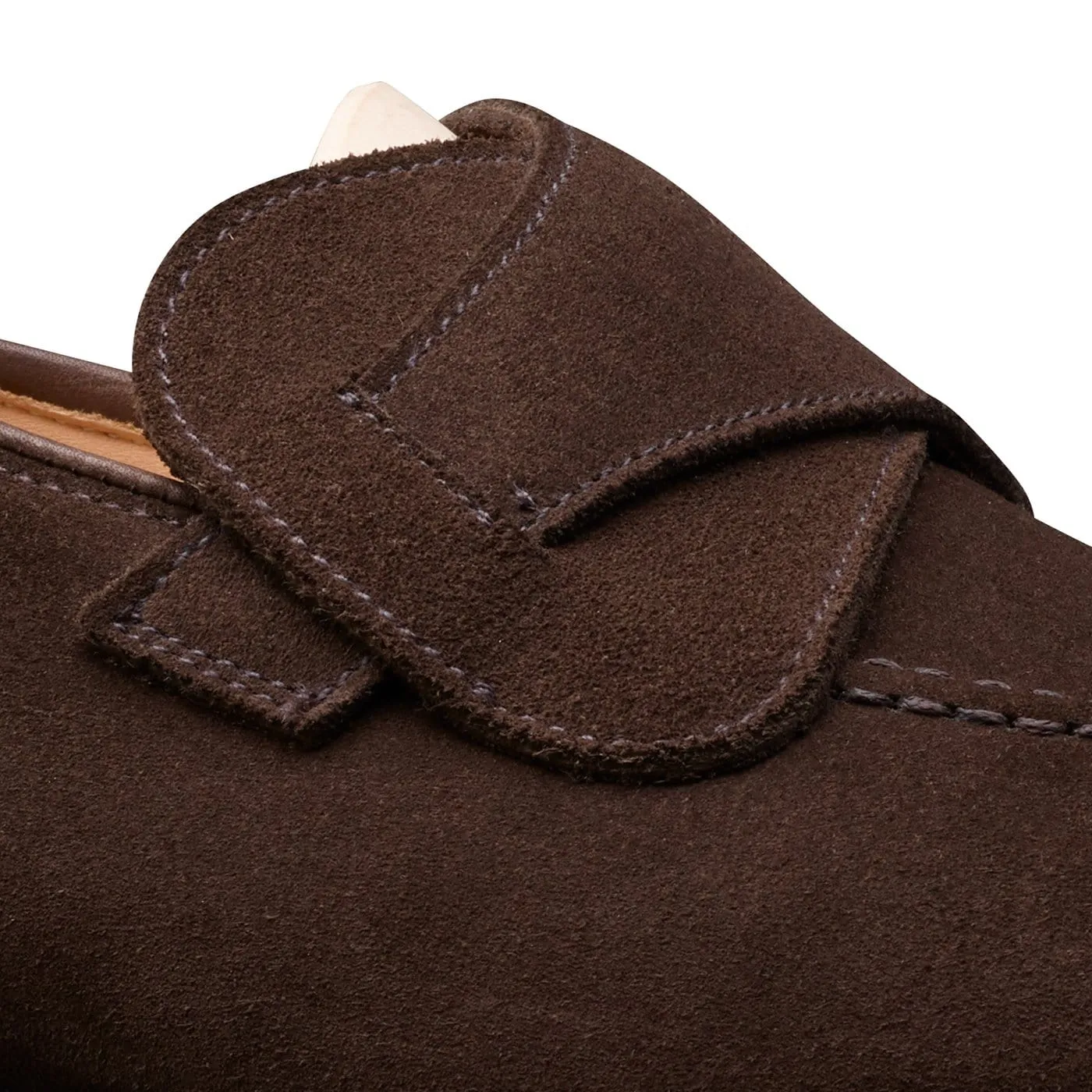 Selby Dark Brown Calf Suede