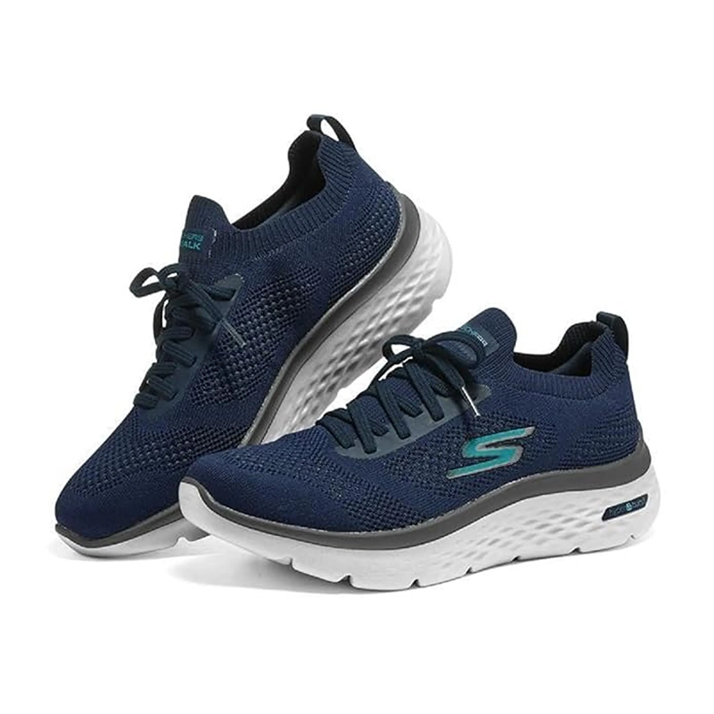 SKECHERS GO WALK HYPER BURST -MARITIME Walking Shoes For Men  (Navy) (216083-NVY)