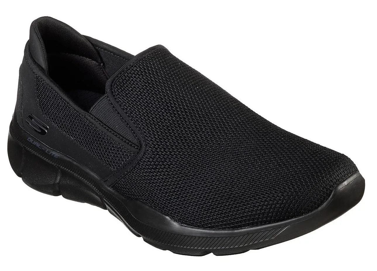 SKECHERS Men's Extra Wide Fit Equalizer 3.0 Sumnin Slip On Shoes in Black