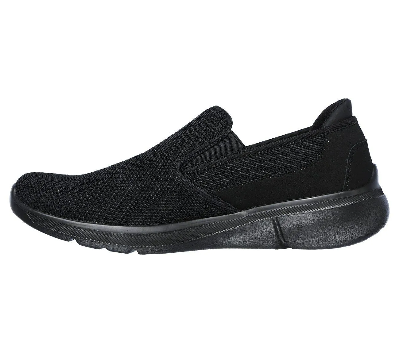 SKECHERS Men's Extra Wide Fit Equalizer 3.0 Sumnin Slip On Shoes in Black