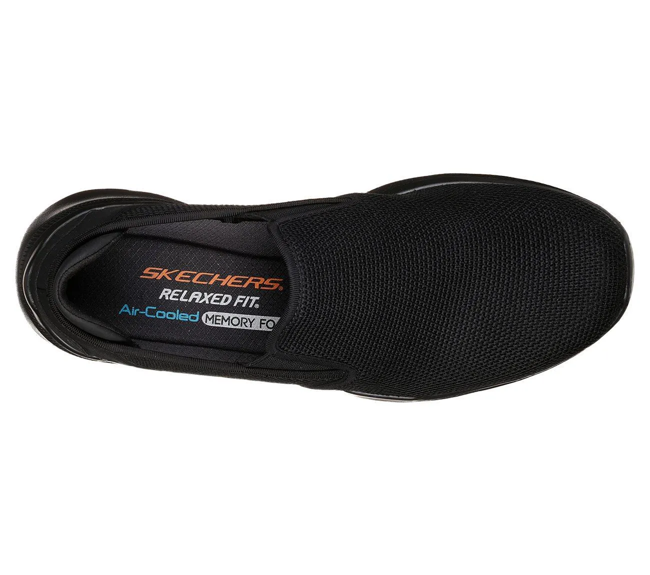 SKECHERS Men's Extra Wide Fit Equalizer 3.0 Sumnin Slip On Shoes in Black