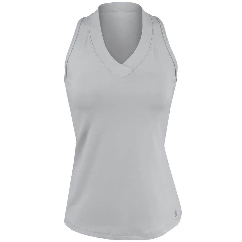 Sofibella Women's UV Colors Athletic Racerback Tank - Stone