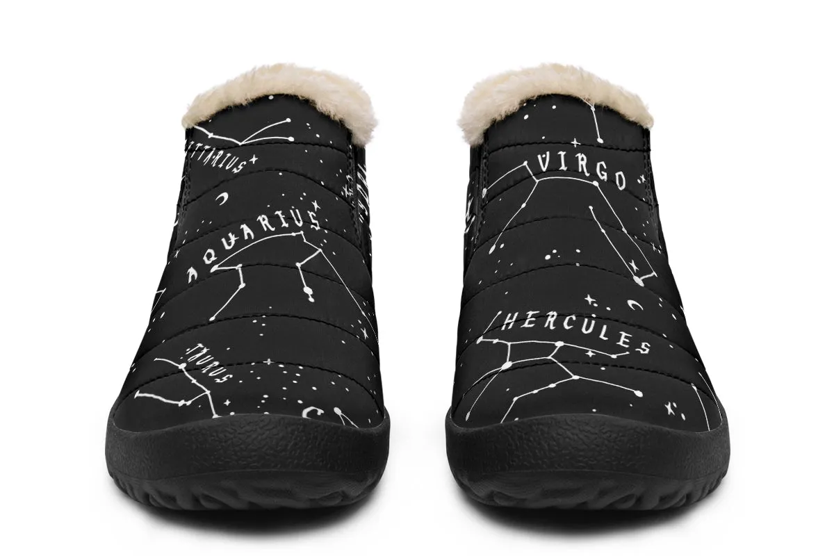 Stellar Winter Sneakers - Warm & Easy Slip-On Shoes Lined with Vegan Wool with Anti-Slip Soles