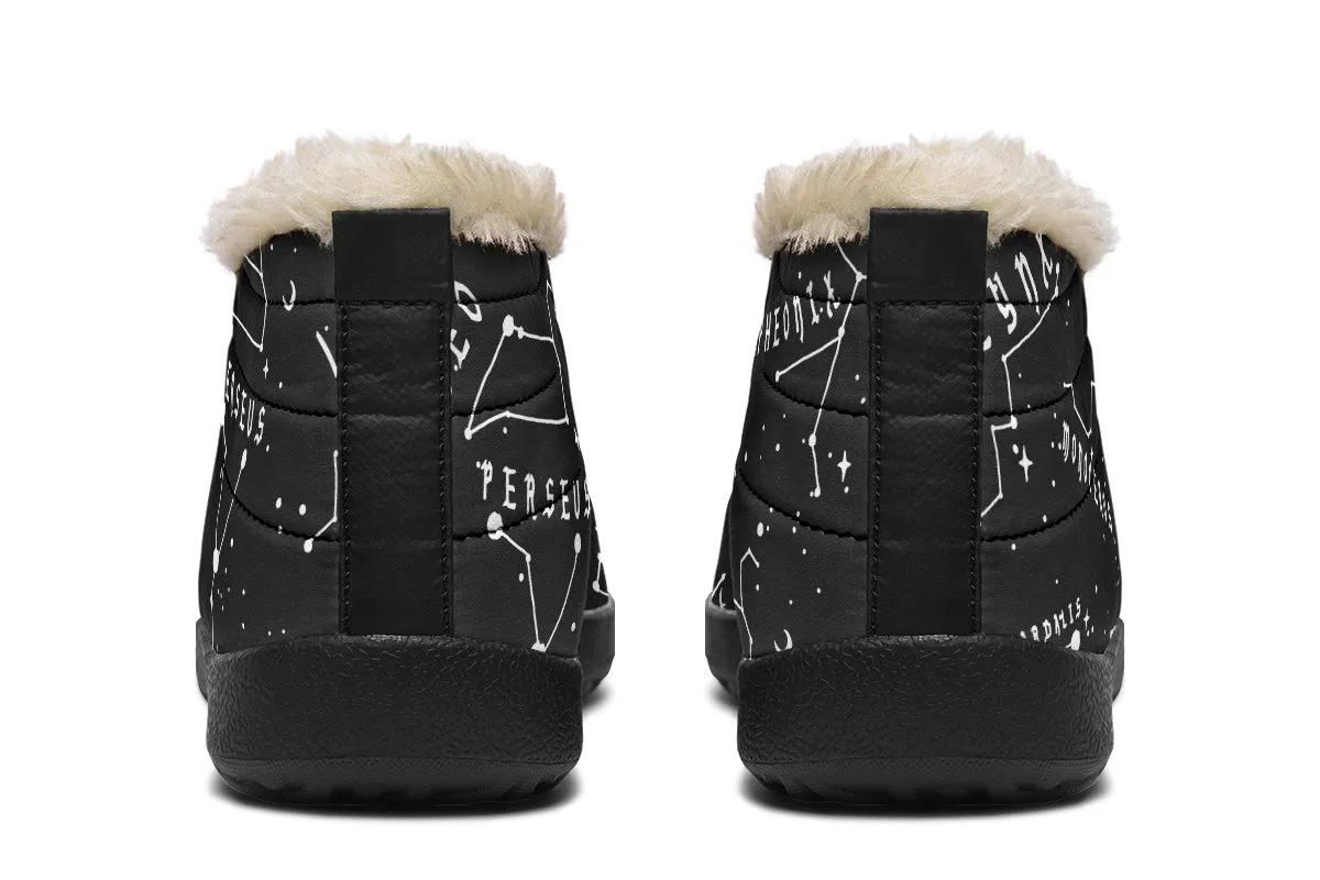 Stellar Winter Sneakers - Warm & Easy Slip-On Shoes Lined with Vegan Wool with Anti-Slip Soles