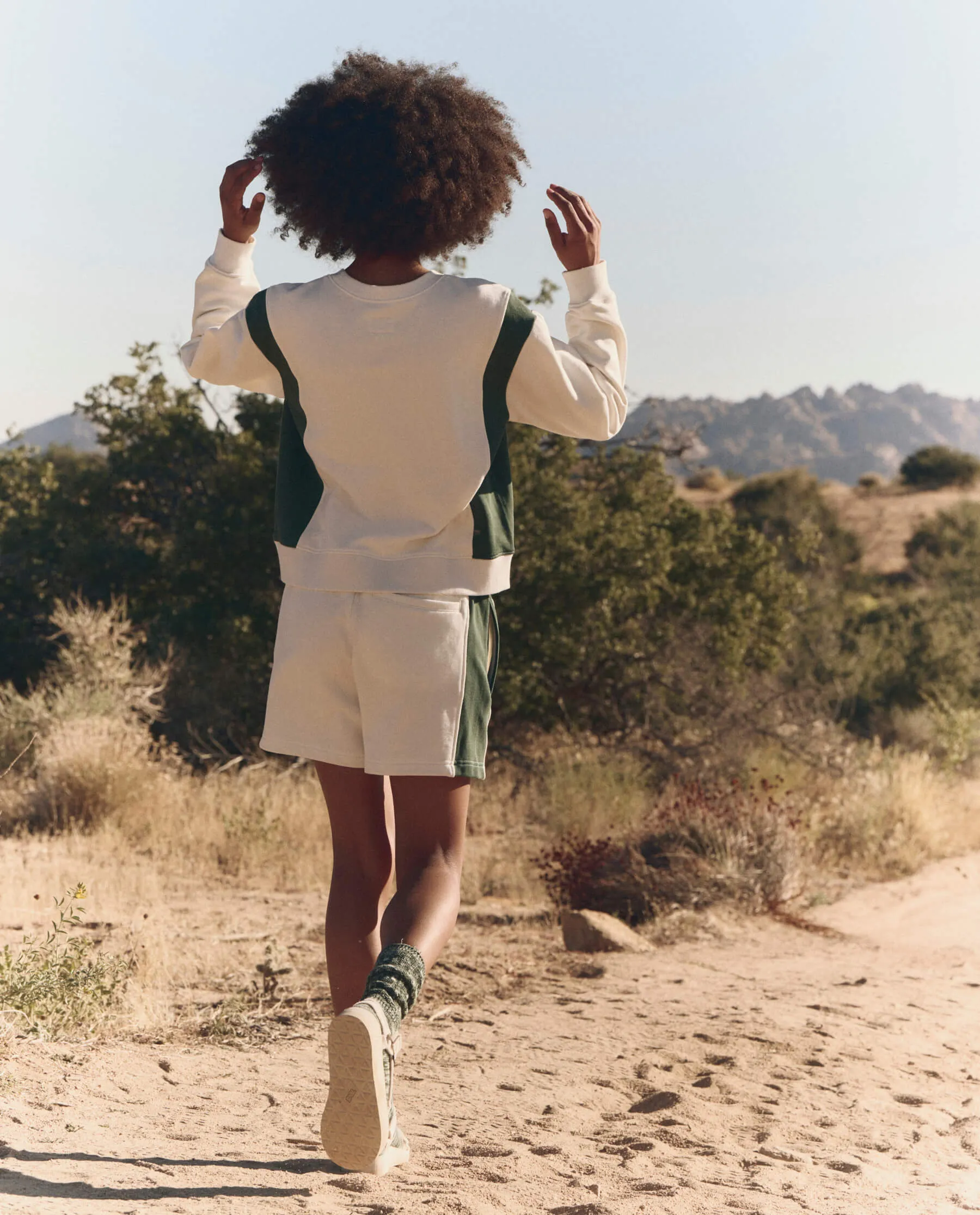 The Court Sweatshort. -- Rally Colorblock