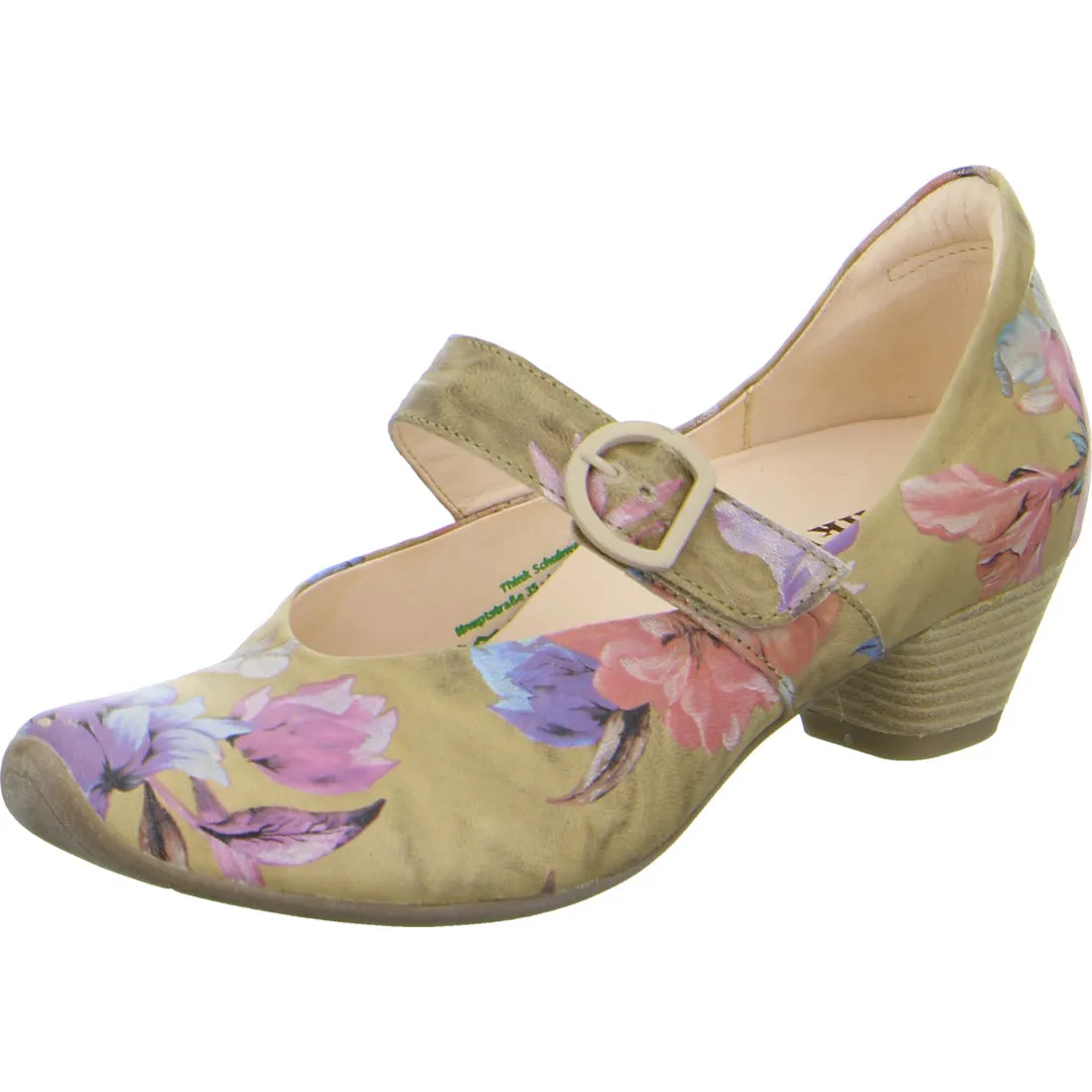 Think! Women's 3-000532-9010 Aida Court Shoes Savana Pastel Flowers