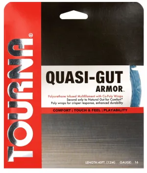 Tourna Quasi-Gut Armor 16g Tennis 12M String Set